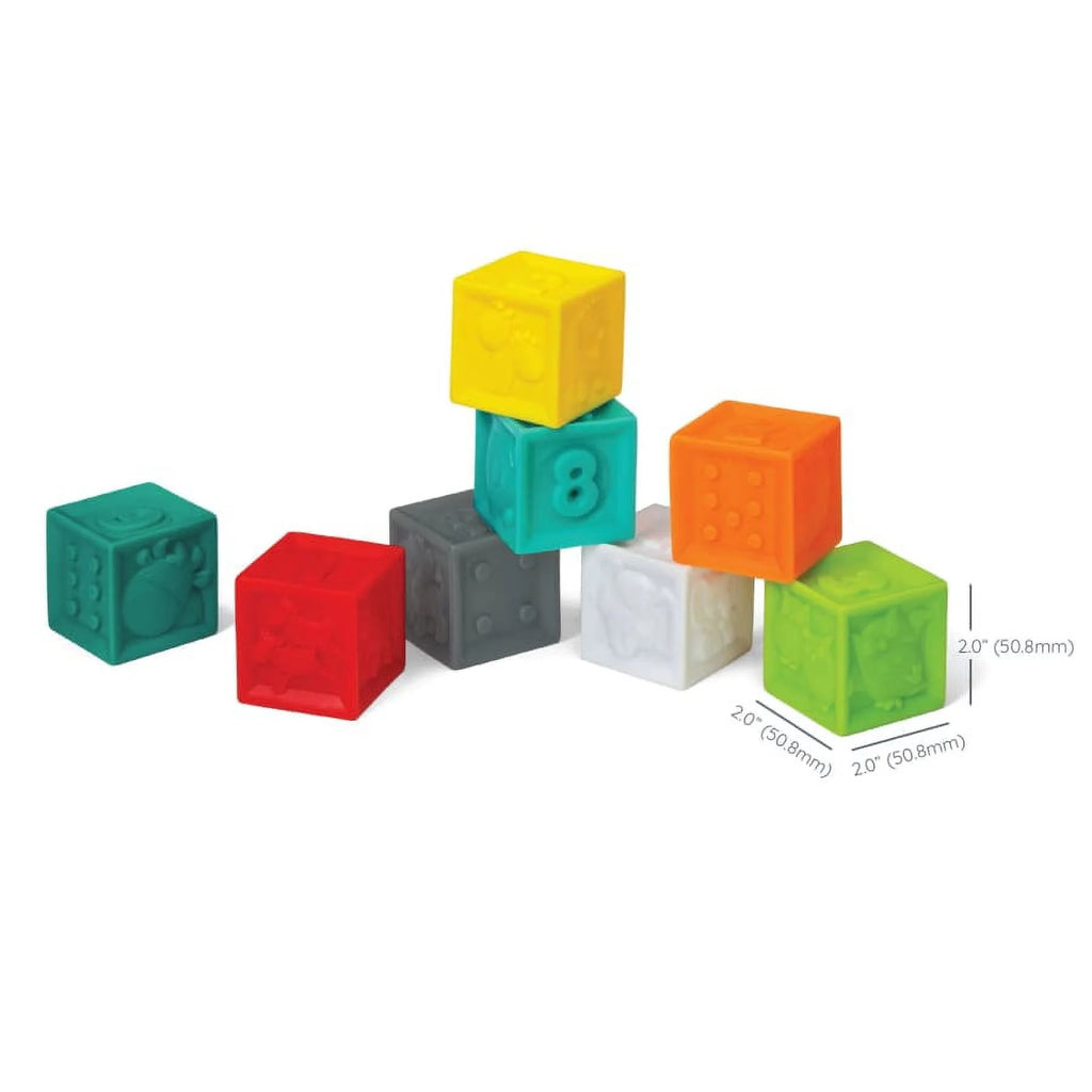 Multicolor 8-Piece Plastic Toy Blocks N631898