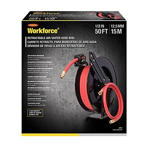 Retractable Air/Water Hose, 1/2 in. x 50 ft. K8378