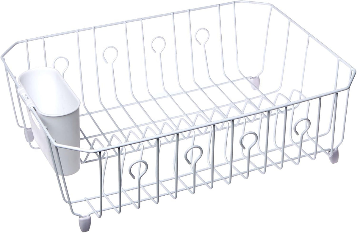 White Large Dish Drainer Y172