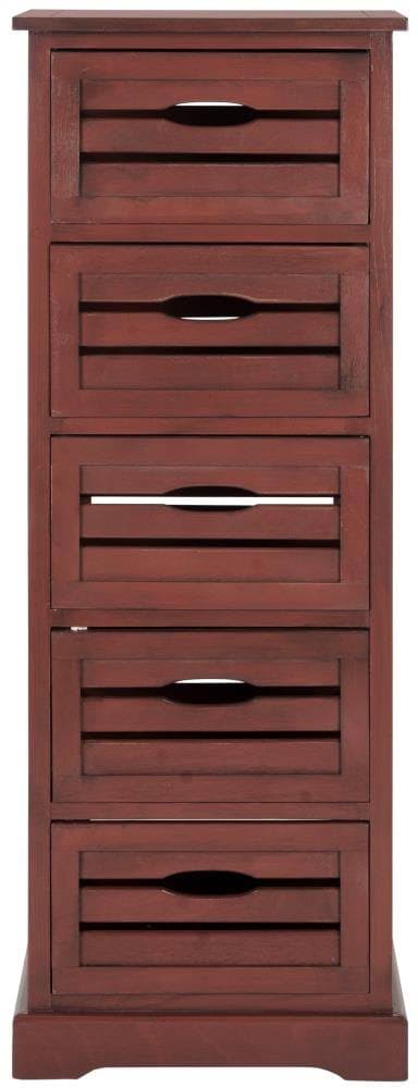 Red 5-Drawer Cabinet L38773