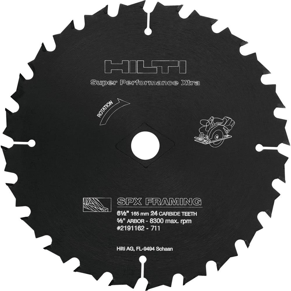 6-1/2 in. 24 Teeth Circular Saw Framing (5-Blade) O181