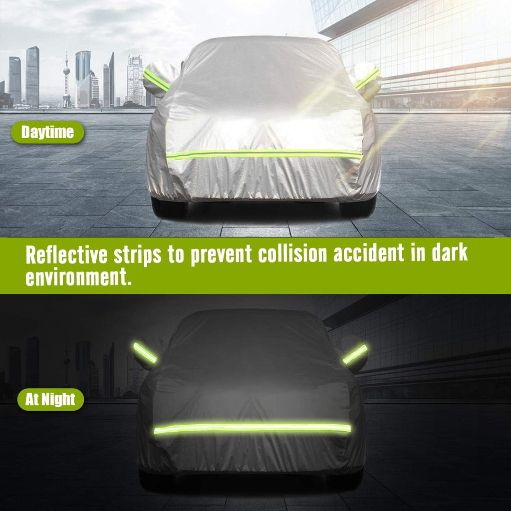 Car Cover SUV Cover 5 Layer Waterproof Windproof Dustproof Pack of 2 G739