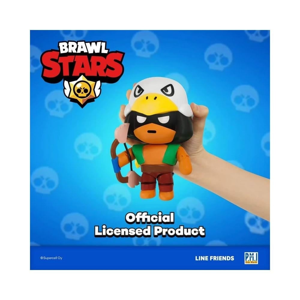 Brawl Stars Bo and Poco Action Figures Guitar Bow Fighter Brawler Set H10995