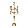 Metal Floor Candelabra Gold N799054