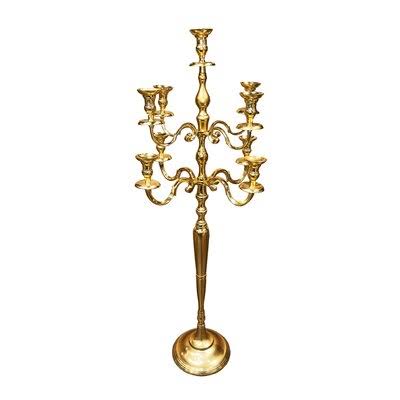 Metal Floor Candelabra Gold N799054