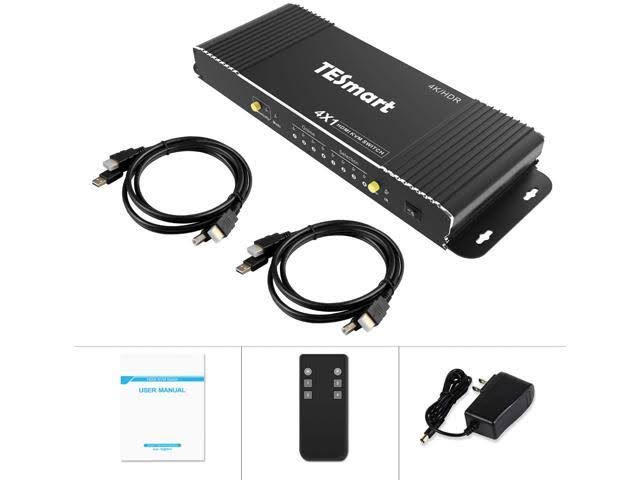 4 Port HDMI KVM Switch Box with Remote D955