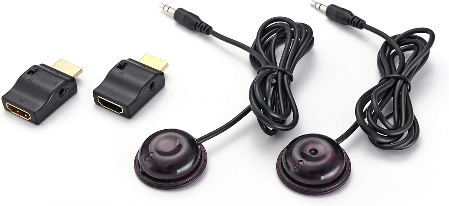 IR Extender Kit with 4 Feet Cable, 2 HDMI Adapters, Pack of 2 I647178