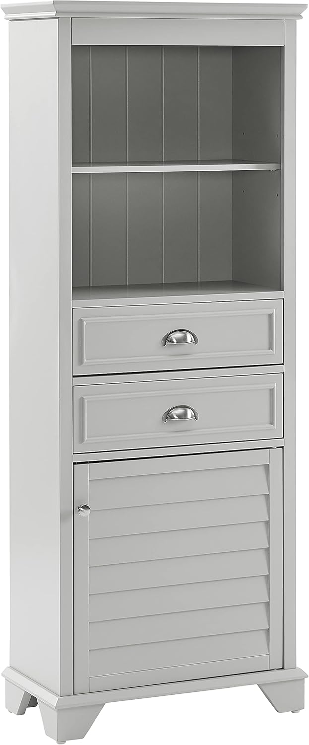 Espresso Tall Bathroom Cabinet A682