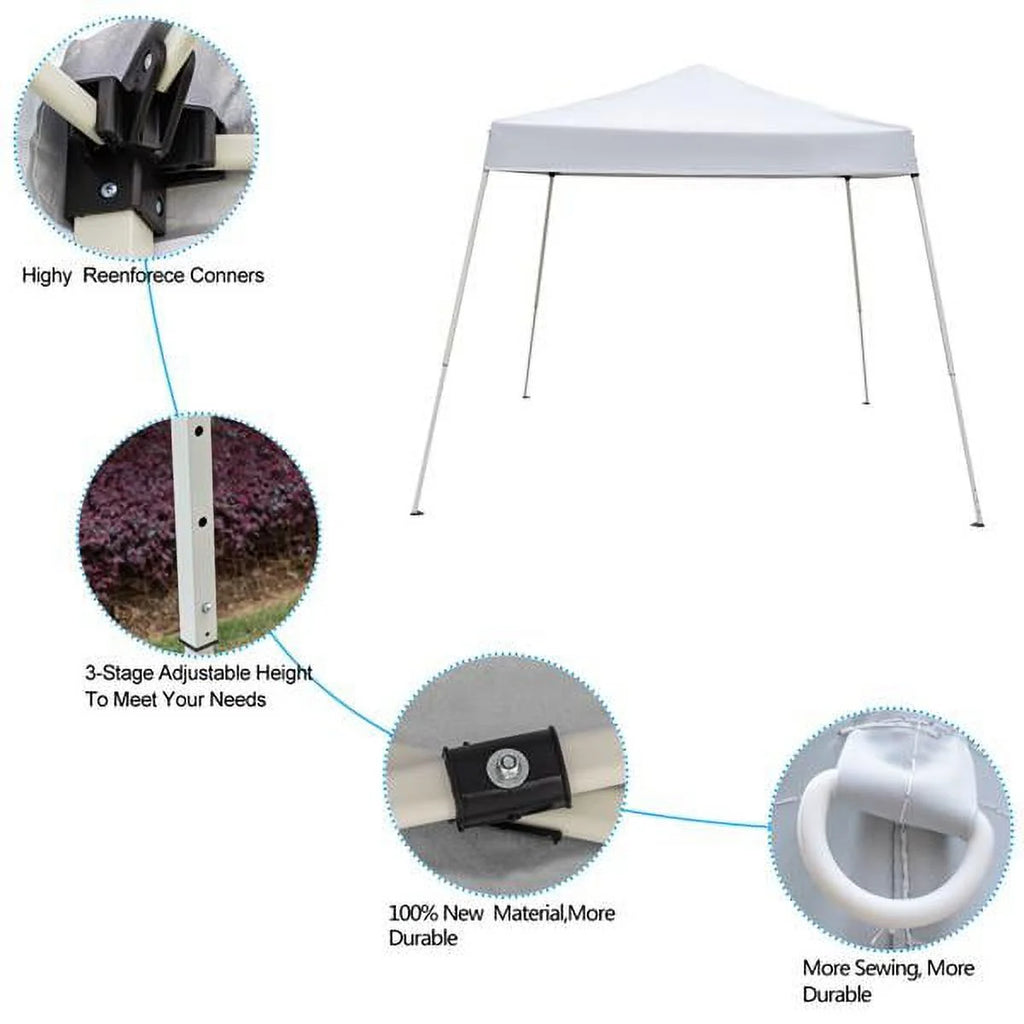 3 x 3M Waterproof Folding Tent White X1022