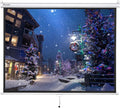 72" Diagonal 4:3 Manual Pull Down Projection Screen Matte White F863