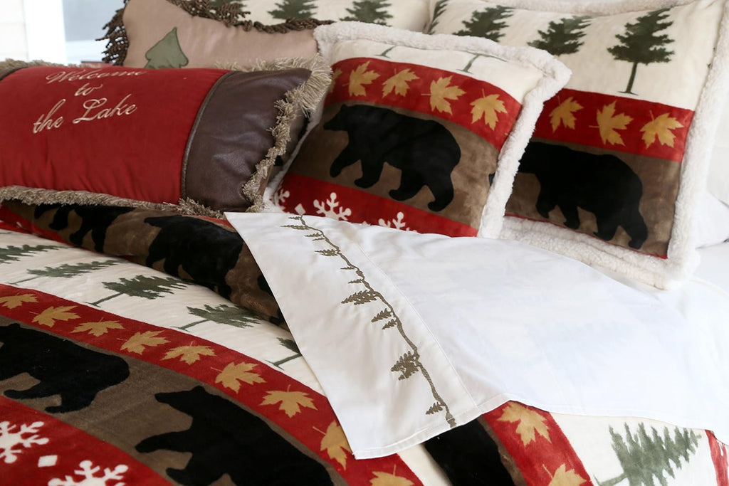 King 5 Piece Pine Bedding Set J835378