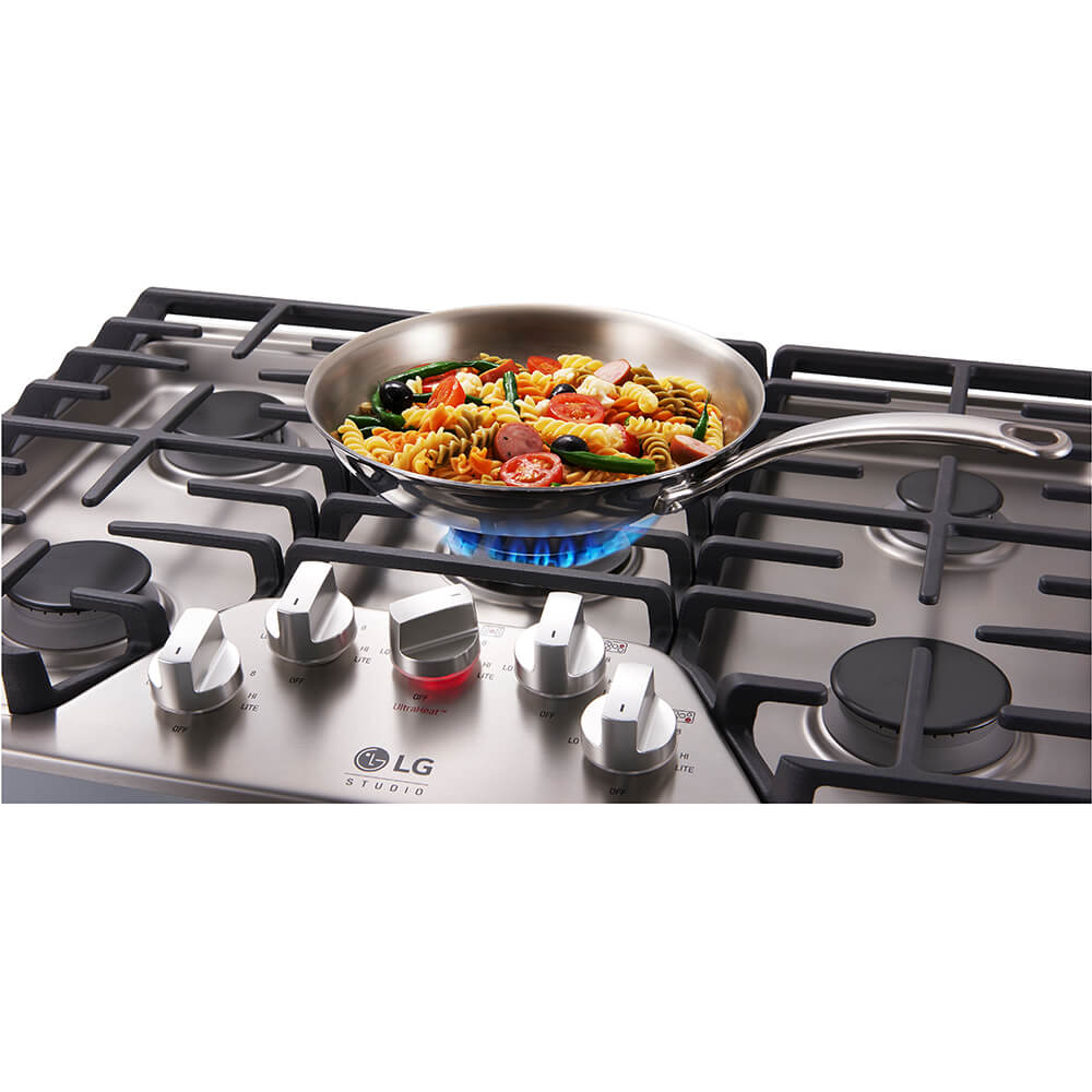 Gas Cooktop 5 Hobs Stainless Steel T3873
