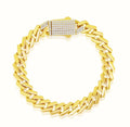 925 Sterling Silver Miami Cuban Link Bracelet A3125