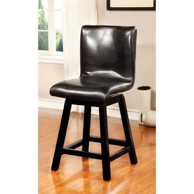 Black Counter Stool (Set of 2) R6161