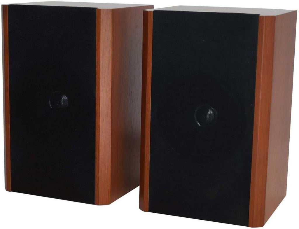 Bluetooth Record Player Turntable with AM/FM Radio, CD/Cassette Player, 2 Stereo Speakers D469