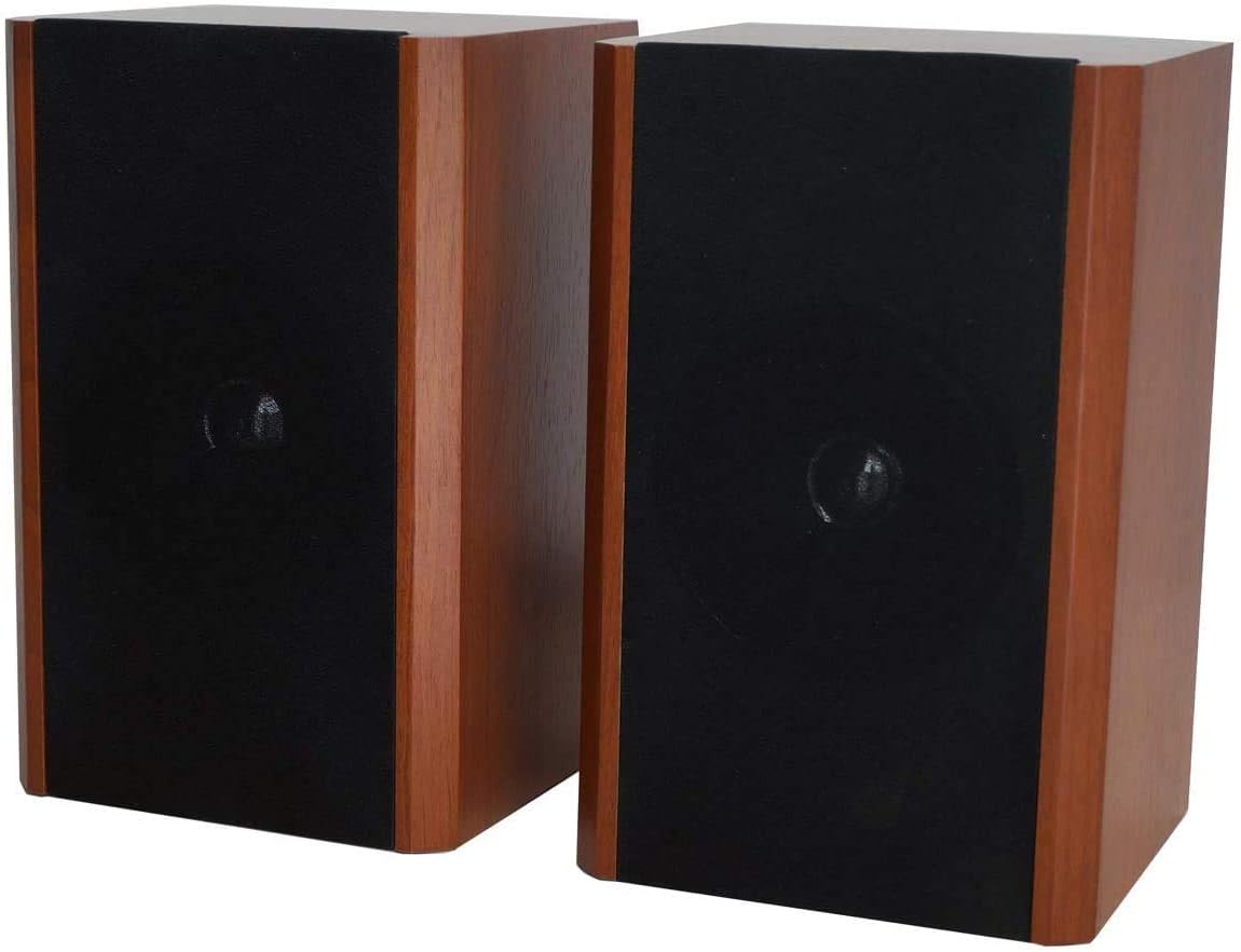Bluetooth Record Player Turntable with AM/FM Radio, CD/Cassette Player, 2 Stereo Speakers D469