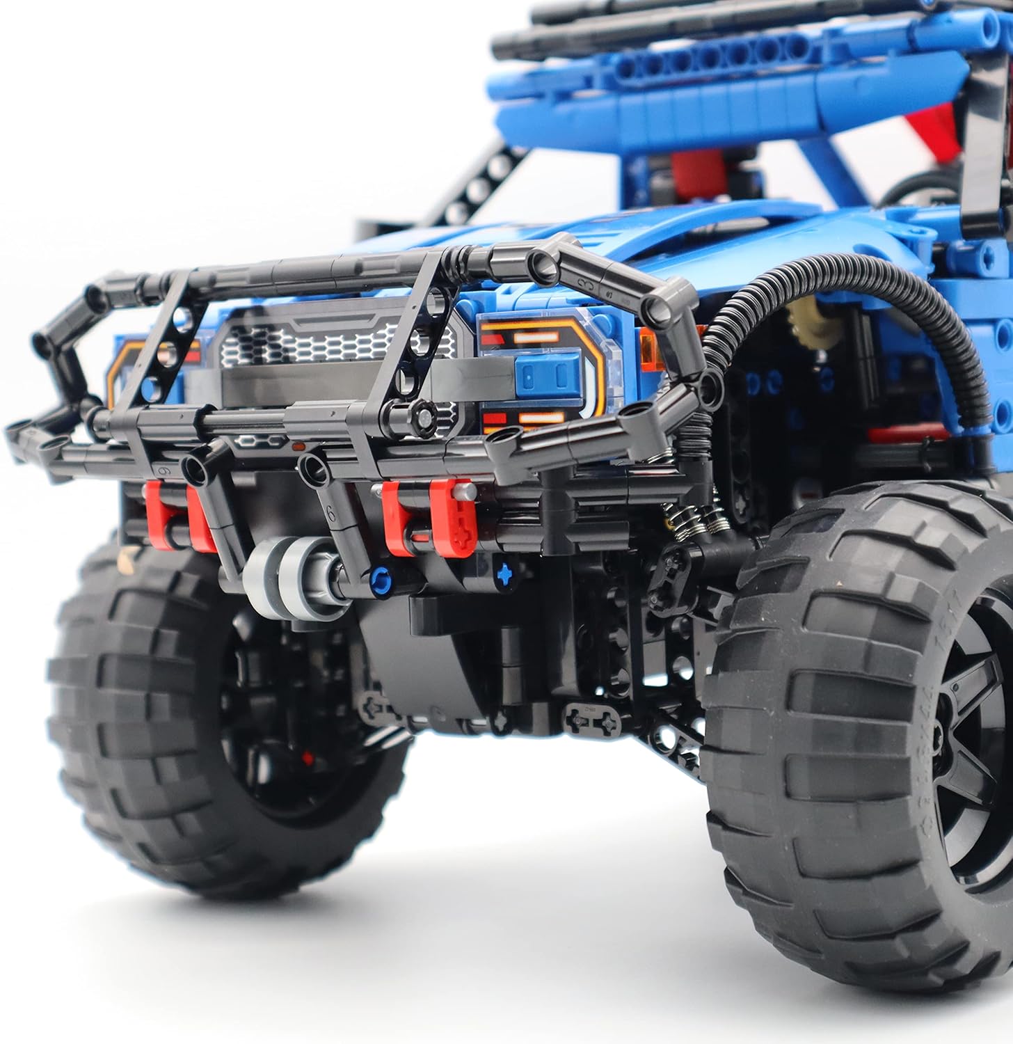 Blue Racing Car Off-Road Vehicle Building Blocks Kit Toy (1630PCS) W333