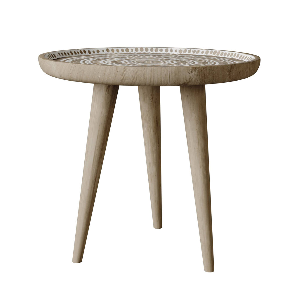Hand Carved Side Table H464