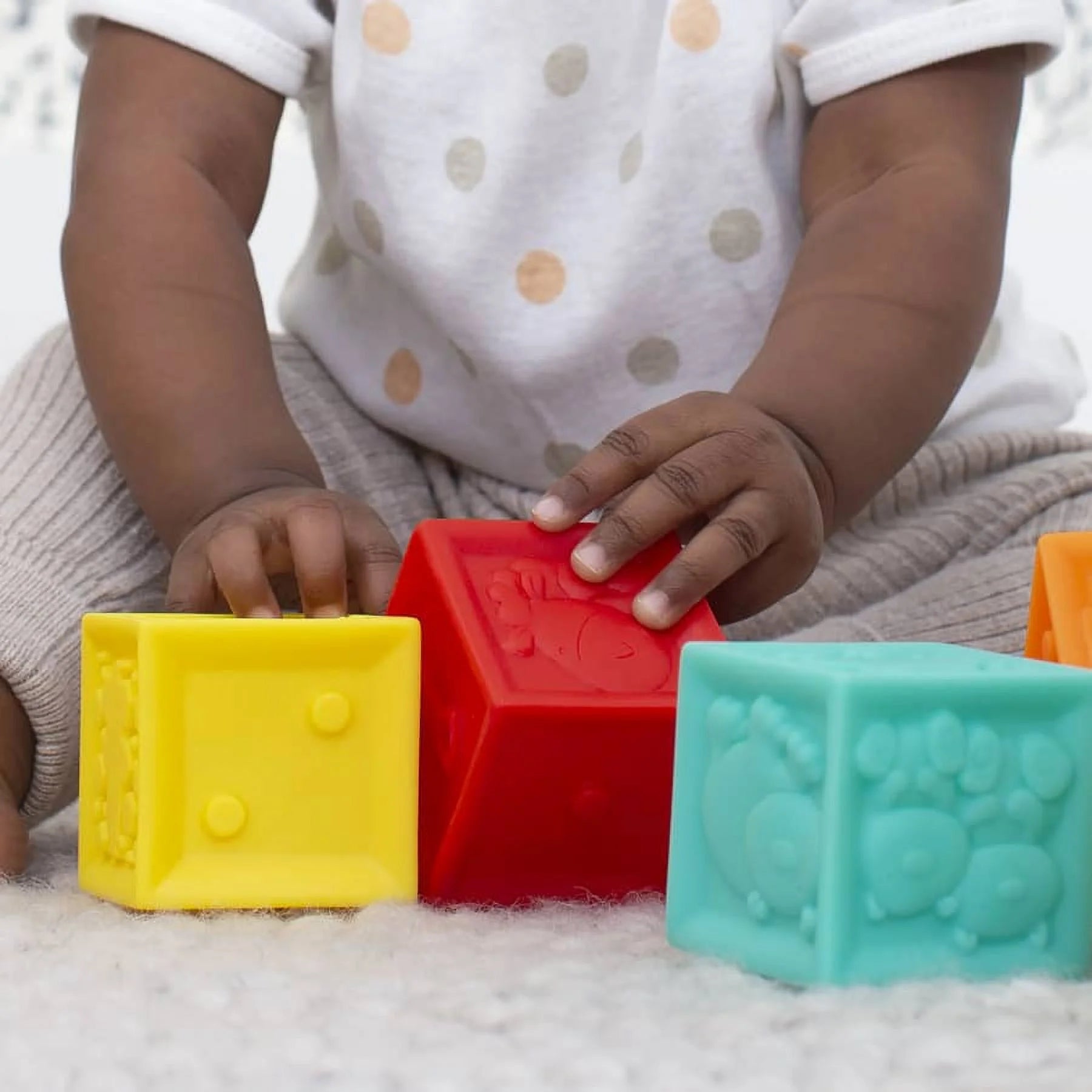 Multicolor 8-Piece Plastic Toy Blocks N631898
