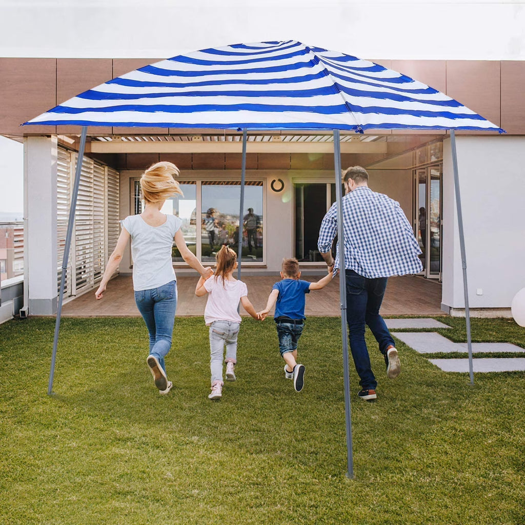 Blue Stripe Lightweight Slant Leg Canopy Tent T971273