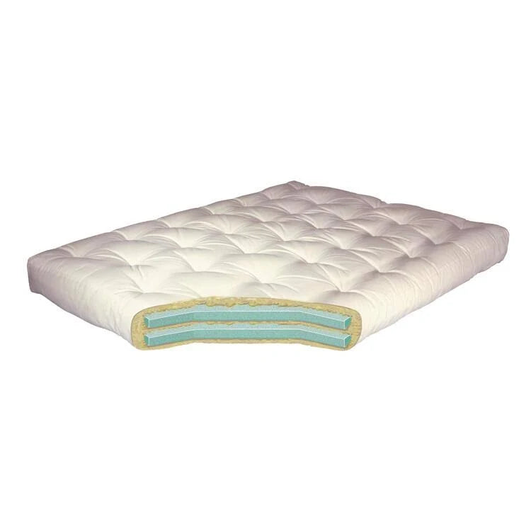 Twin XL Sage Microfiber Cotton Futon Mattress B888
