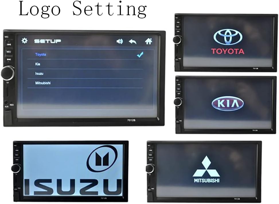 2 Din 7 Inch Car Stereo with Bluetooth MP5 Player M987562