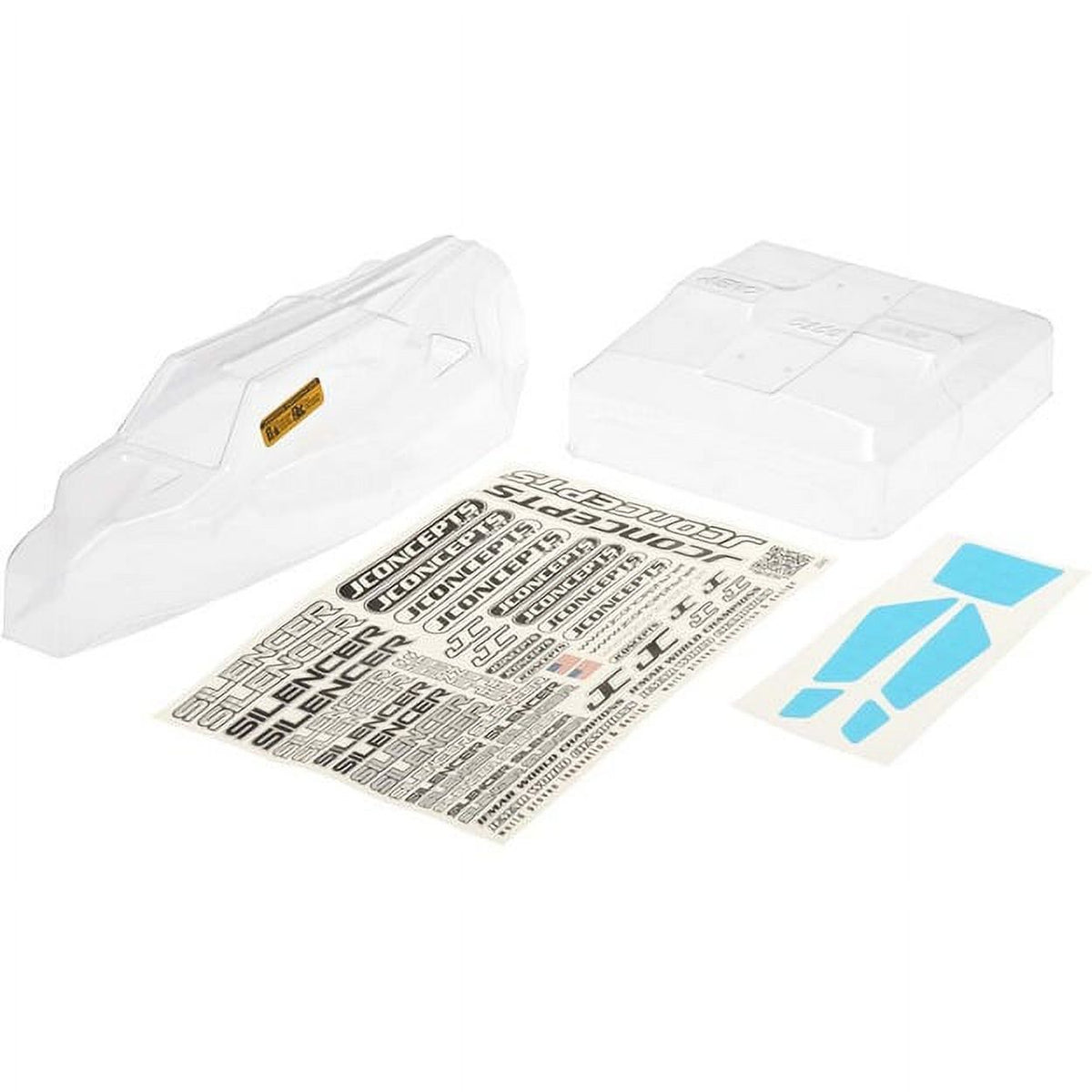 Clear Body with Aero Wing Car/Truck Bodies V196202