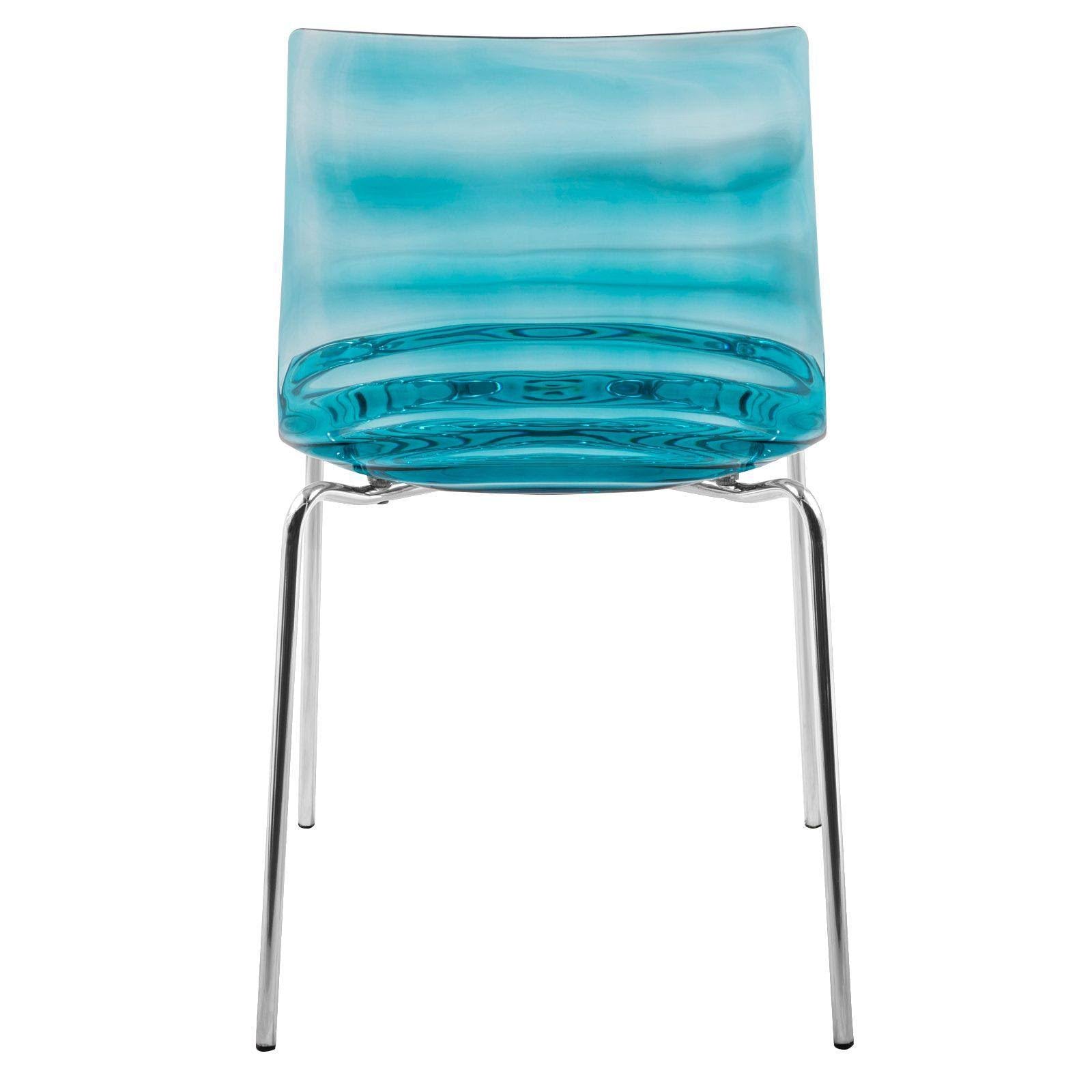 Modern Plastic Dining Chair, Set of 2 A41963