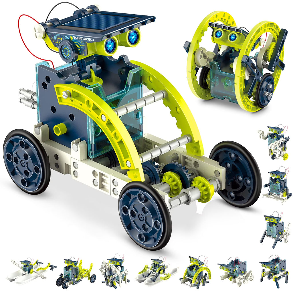 12-in-1 STEM Solar Robot Kit M122