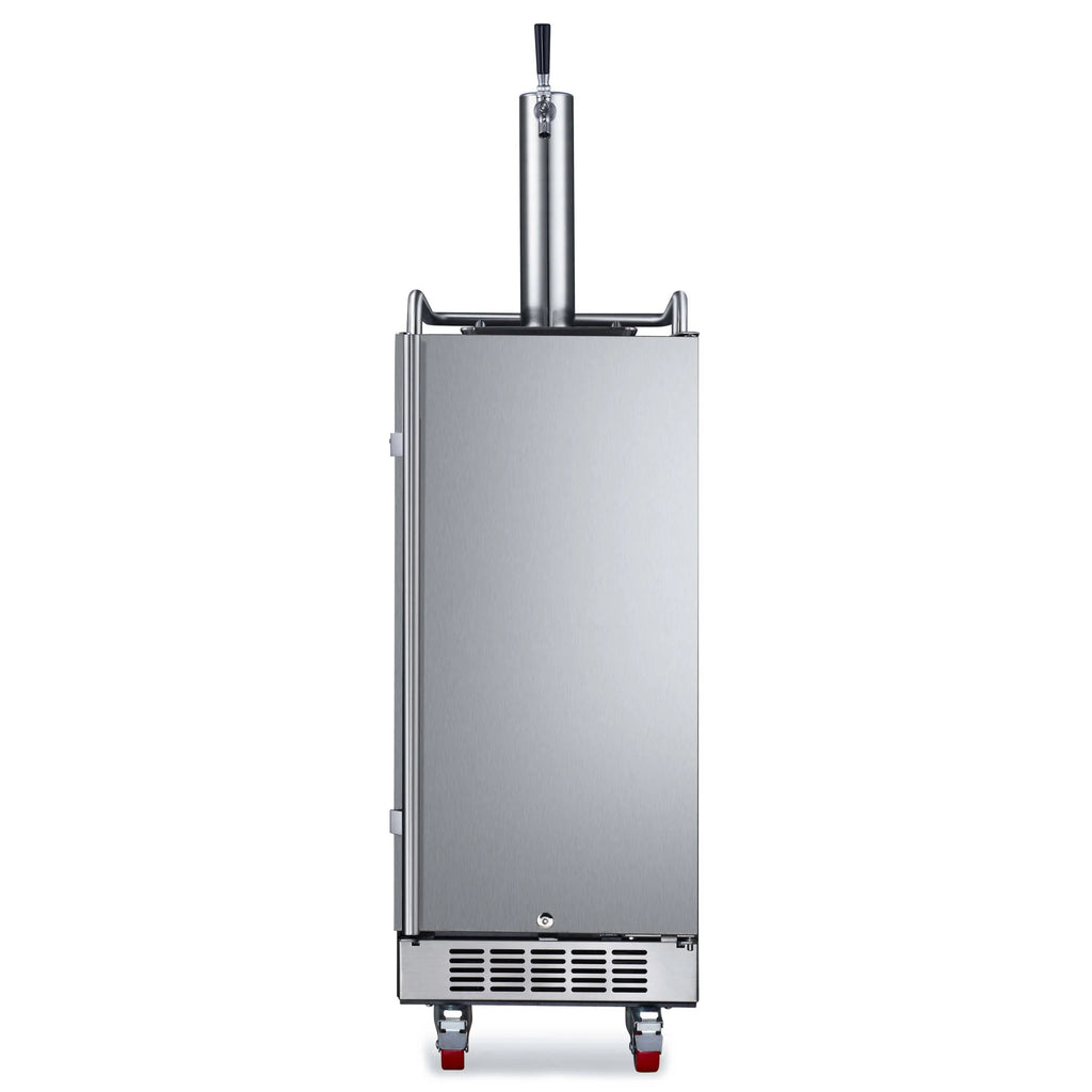 15" Wide 1 Tap Stainless Steel Kegerator G625351