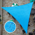Blue Triangle Waterproof Sun Shade Sail Canopy D36835
