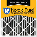18x18x1 MERV 10 Pleated Carbon AC Furnace Air Filters 12 Pack X86968