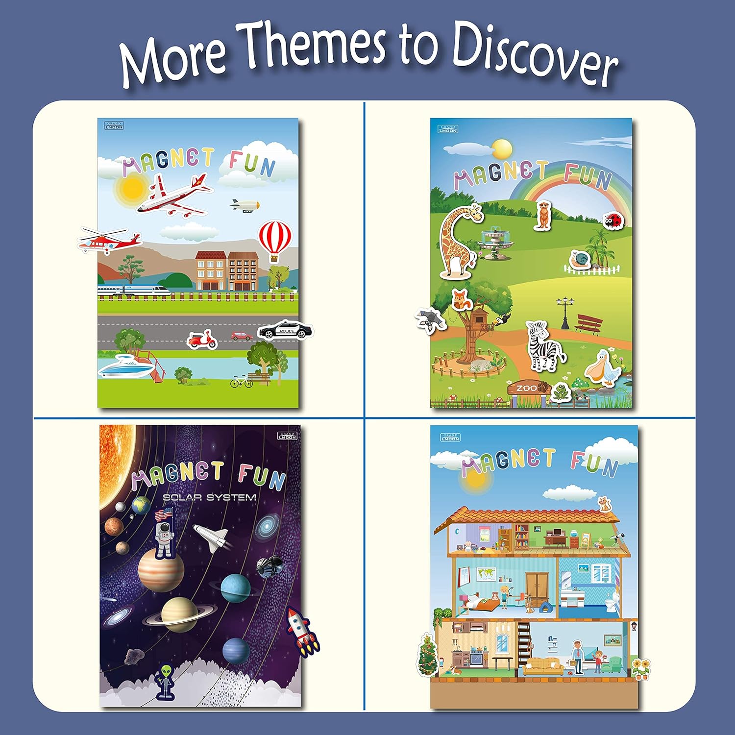 Magnetic Portable Playboard Vehicles (39 Pcs) X86543