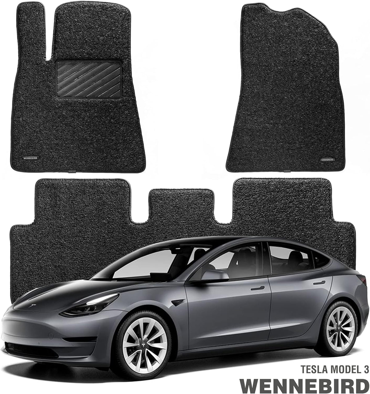 Black Custom Fit Car Floor Mats N695138