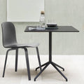 Black Powdercoated Metal Cafe Table Q59365