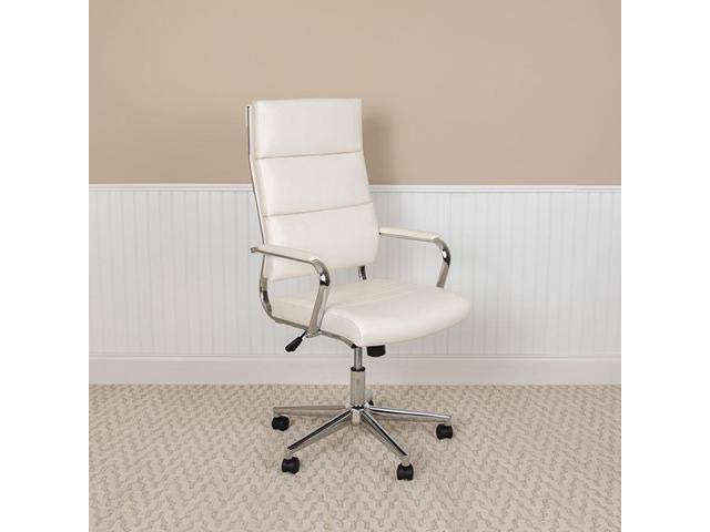White High Back LeatherSoft Executive Swivel Office Chair G643315