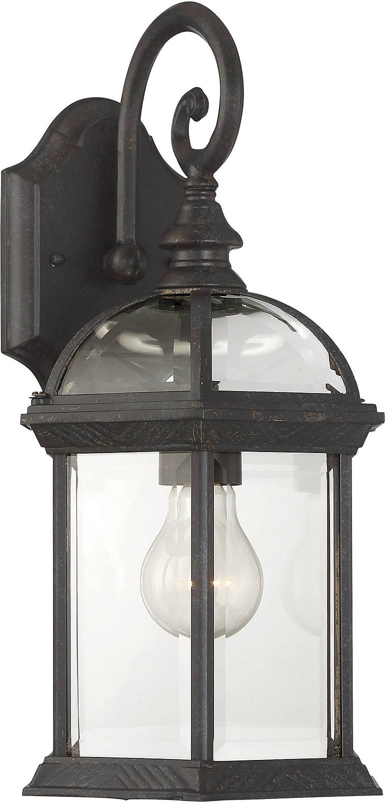 Rustic Bronze Wall Mount Lantern G83466