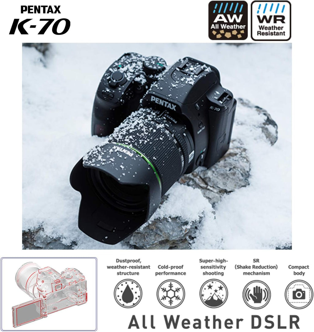 Black Weather-Sealed DSLR Camera E829