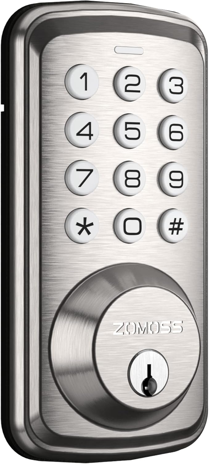 Oil Rubbed Bronze Electronic Keypad Deadbolt Lock, Pack of 2 D156080