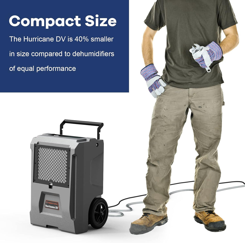 110 Pints Commercial Dehumidifier with Pump and Drain Hose J539744