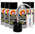 Black 6 Pack Undercoating Aerosol Spray Can X499241