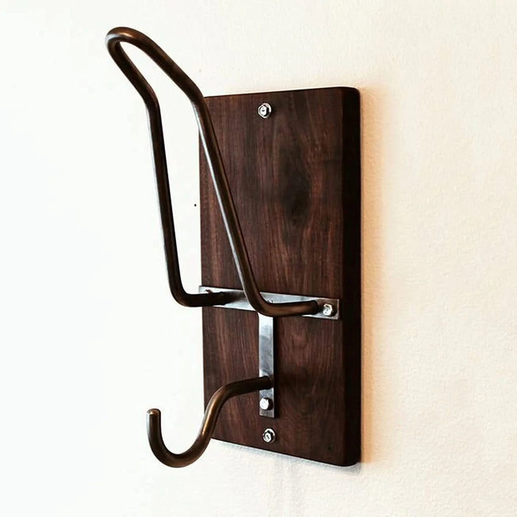 Wooden Wall Mounted Headhelmet Rack G84046