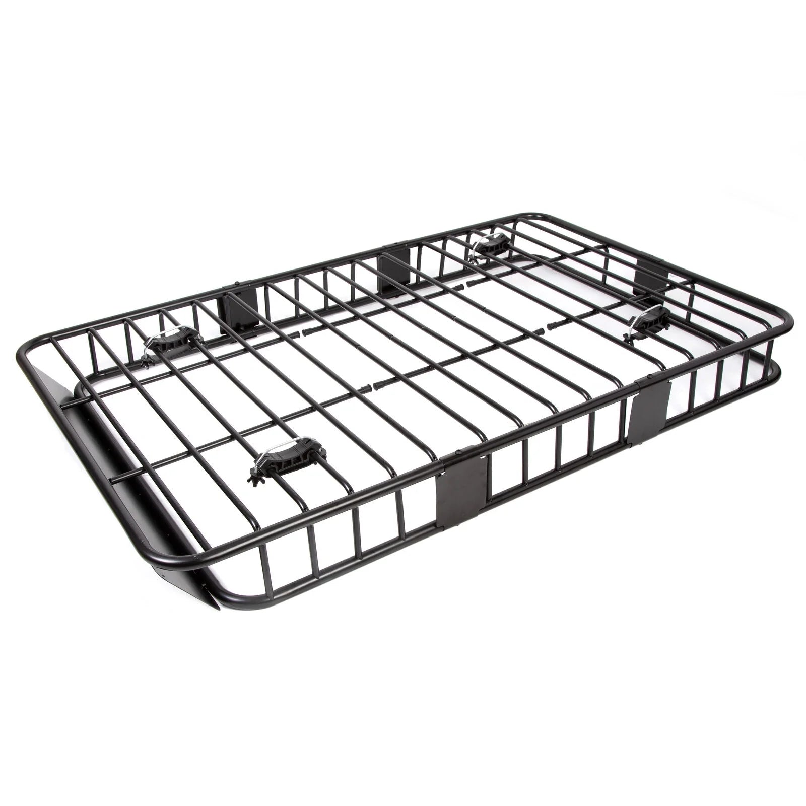 Black Roof Rack Cargo Carrier with Extension Luggage Basket P341