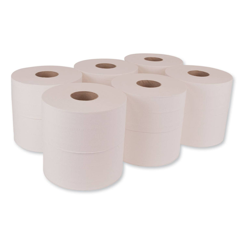 Tork Advanced Jumbo Bath Tissue, 2-Ply, White, 12 Rolls/Carton S24694