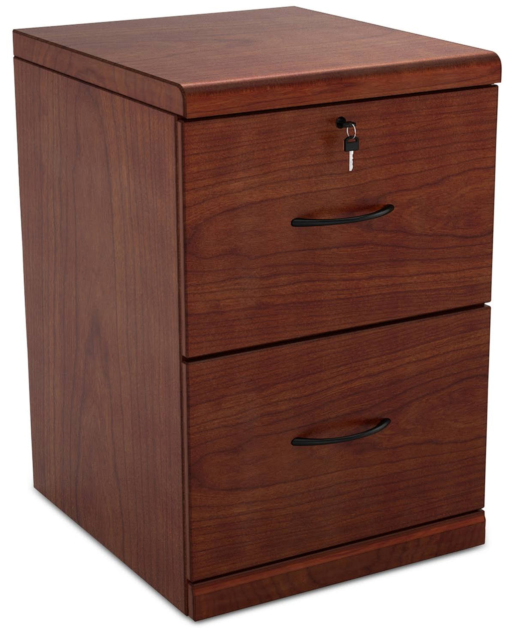 Cherry 2 Drawer Vertical File Cabinet E248
