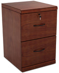 Cherry 2 Drawer Vertical File Cabinet E248