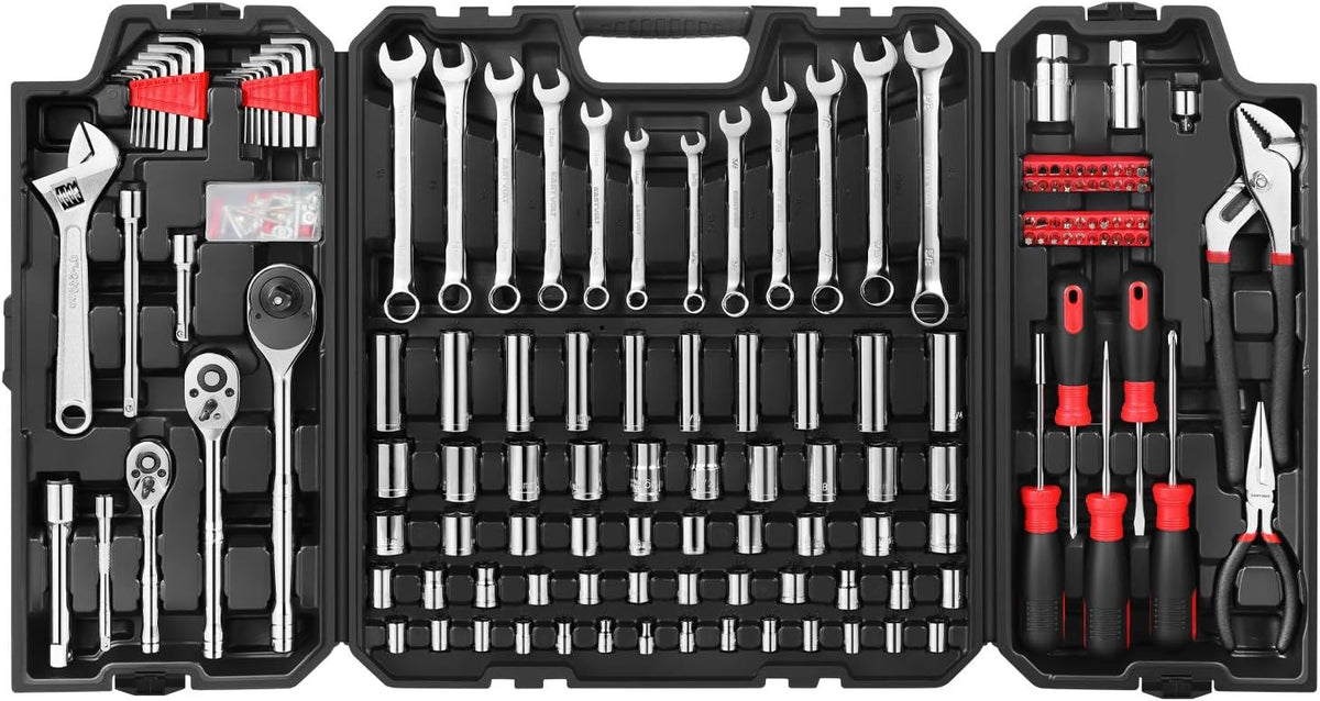 248 Pieces Mechanics Tool Set with Storage Case G471