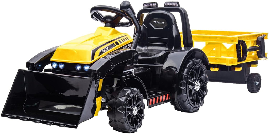 Red Ride on Car with Remote Control and Trailer R156317