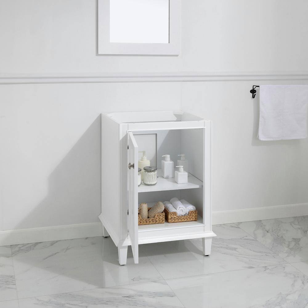 White Vanity Cabinet S467178