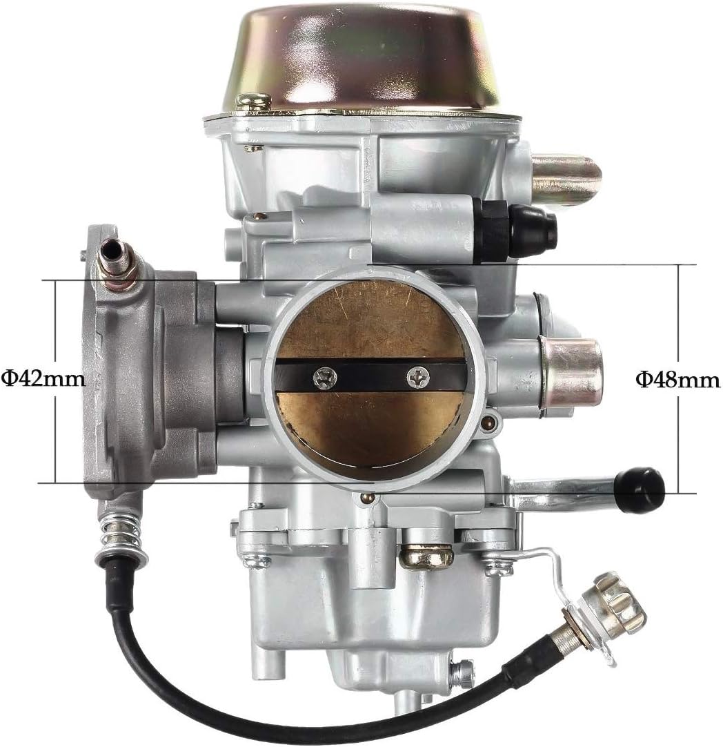 Carburetor Carb Kit with Fuel Switch Valve Petcock ATV Carb Pack of 2 T9478